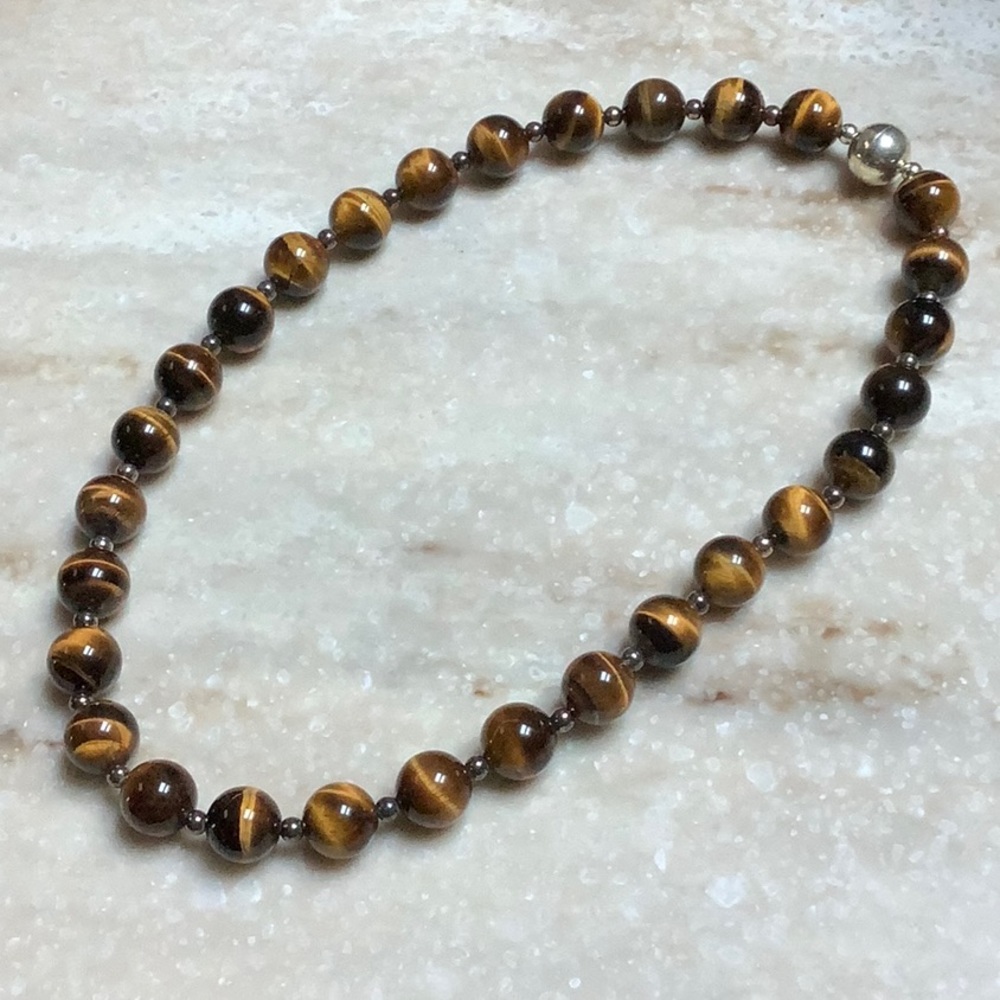 😍925 Silver Tiger’s Eye Necklace😍NWOT